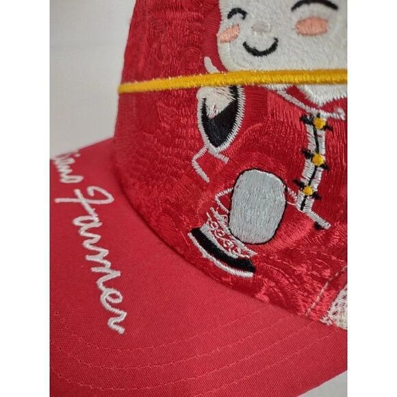 Ciano Farmer Samurai Baseball Hat Snapback Red NWT - Picture 15 of 16